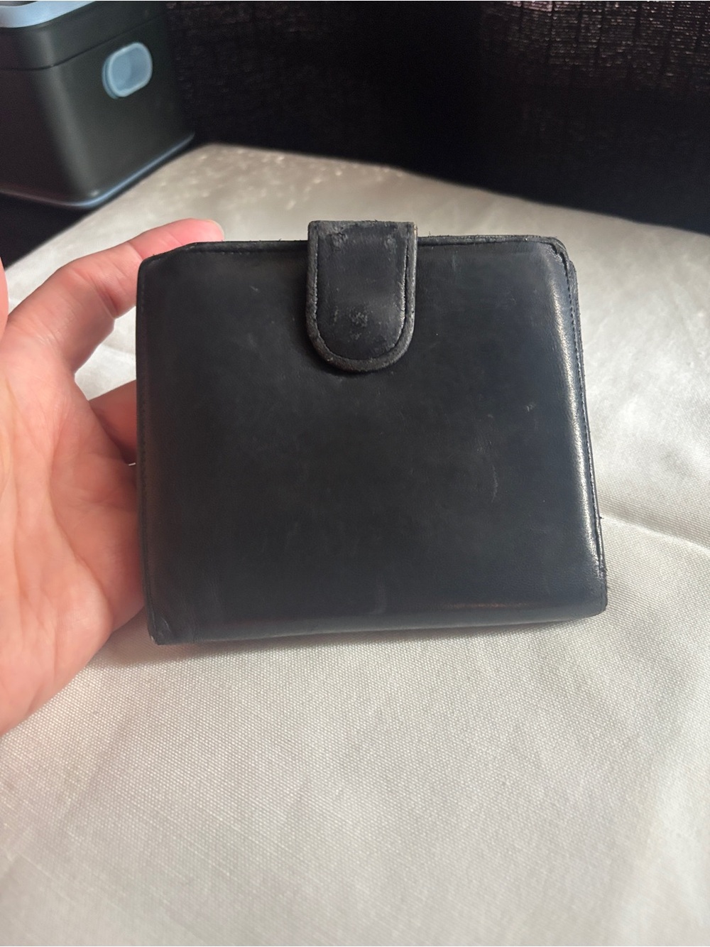 Chanel Black Quilted CC Logo Leather Wallet with COA card - Picture 7 of 17